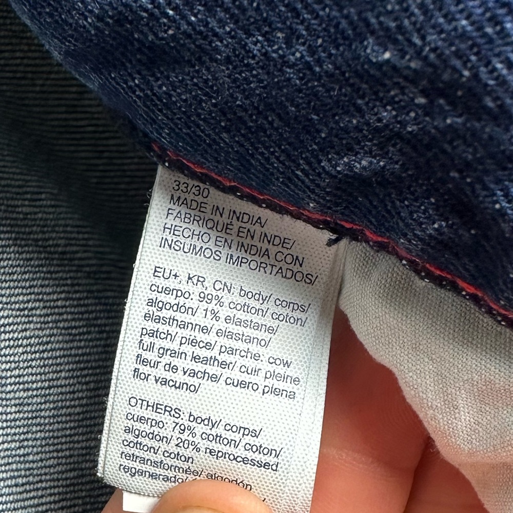 Tommy Hilfiger Jeans‎ Mens Relaxed Fit Tommy Jeans Size 33x30 Medium Wash Pants - Picture 14 of 15